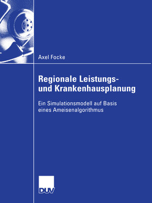 cover image of Regionale Leistungs- und Krankenhausplanung